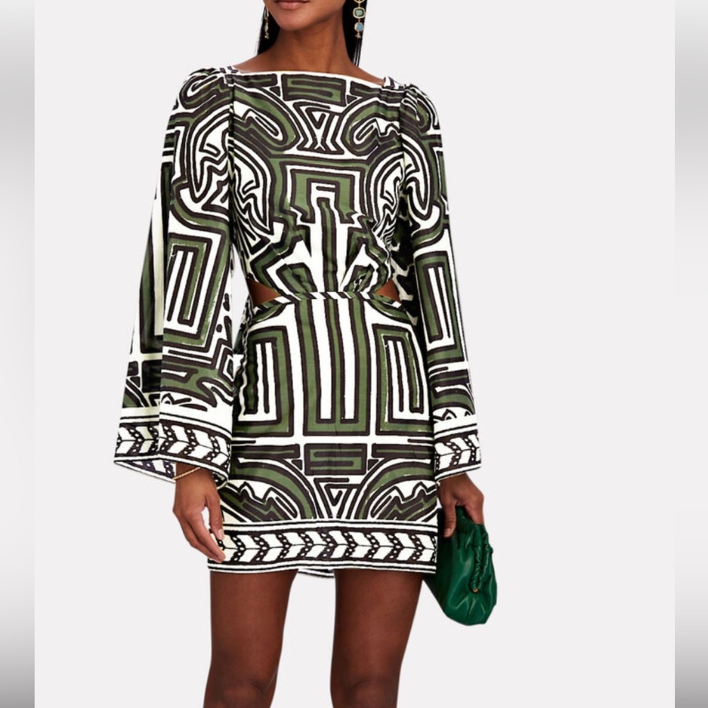 Johanna Ortiz Ethnic Notes Mini Dress